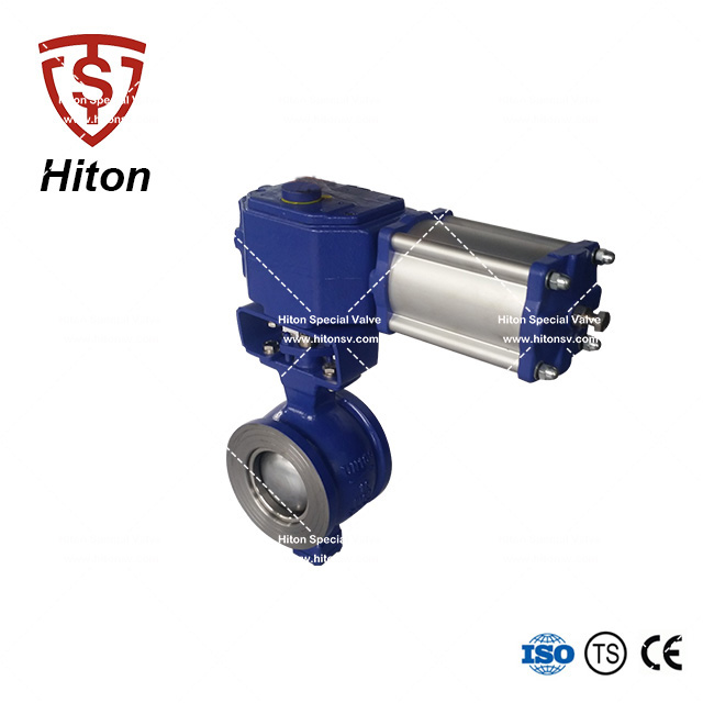 氣動(dòng)對(duì)夾V形球閥